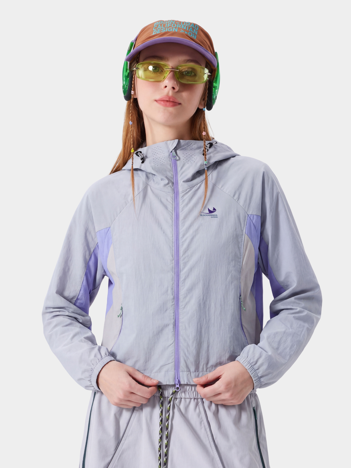 Resonance – Wasserabweisende, verkürzte Colorblock-Jacke für Damen