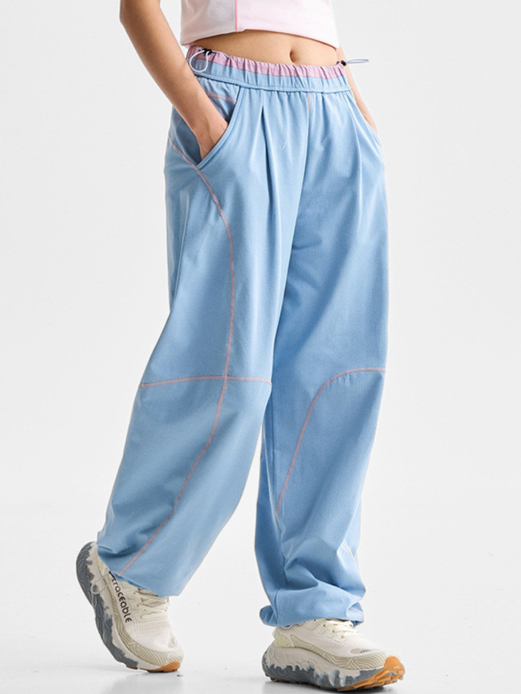 FlintPack – Wasserabweisende Unisex-Wanderhose mit Kontrastnähten