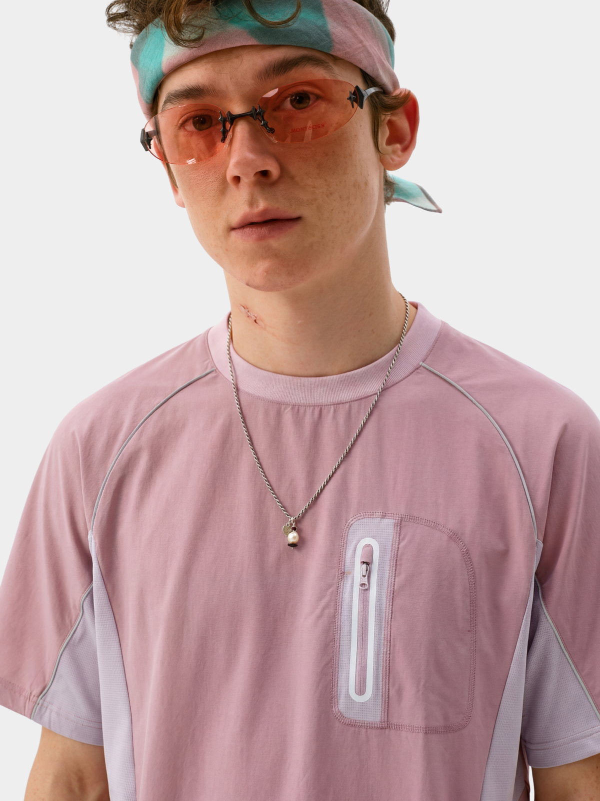 LightFlare – Atmungsaktives, schnelltrocknendes Colorblock-Mesh-T-Shirt