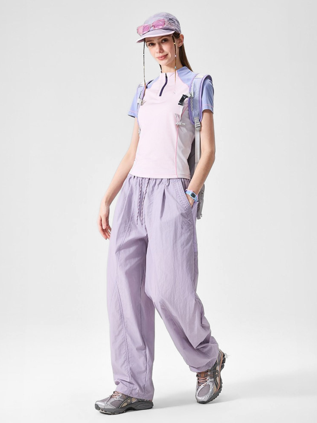 OwlRush – Wasserabweisende Unisex-Schnelltrocken-Paratrooper-Hose mit Kontrastdetails
