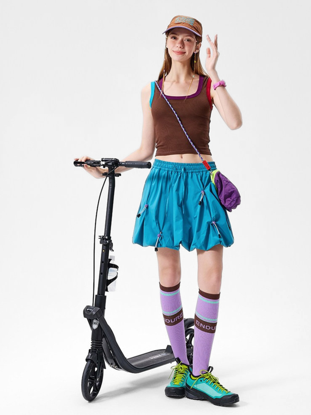 Reverb – Schnelltrocknendes, atmungsaktives Sport-Top für Damen in schmaler Passform