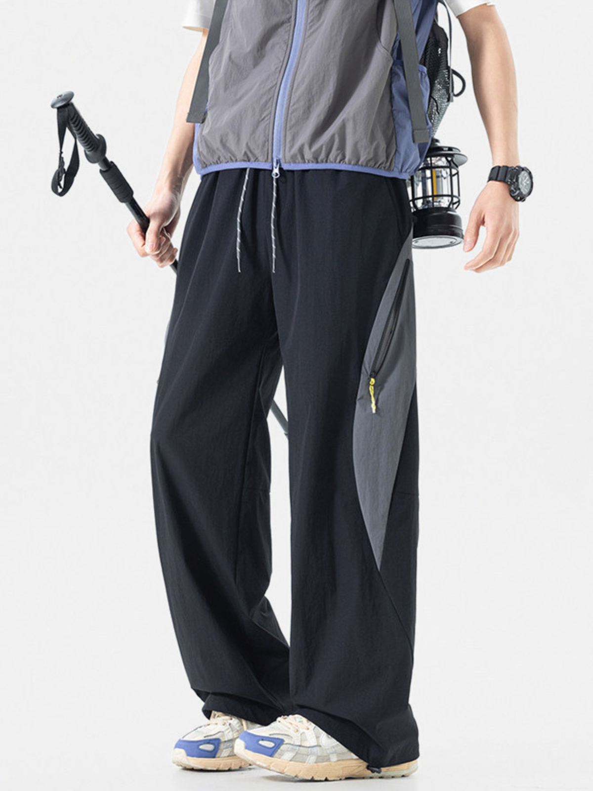 BaseRack – Wasserabweisende, atmungsaktive und schnelltrocknende Herrenhose mit UV-Schutz
