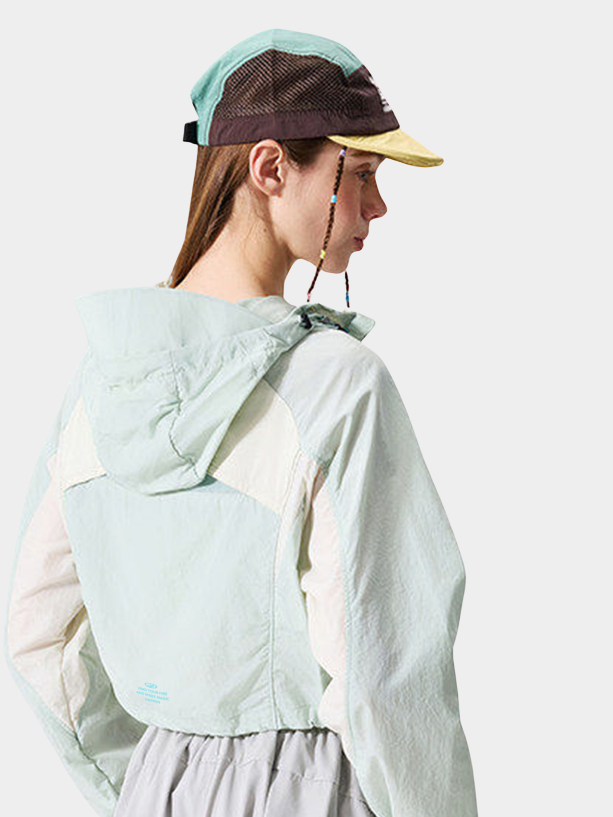 Resonance – Wasserabweisende, verkürzte Colorblock-Jacke für Damen