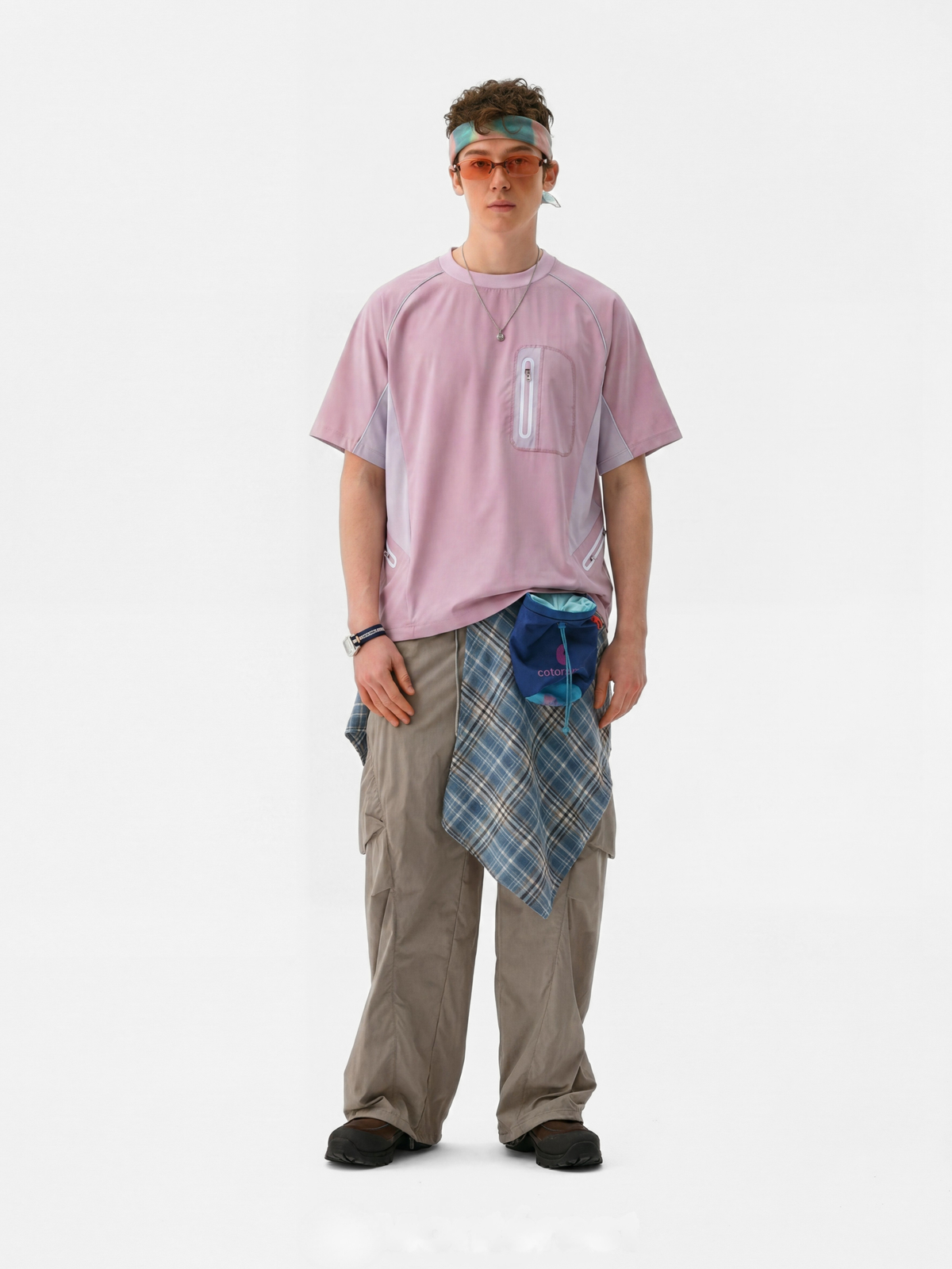 LightFlare – Atmungsaktives, schnelltrocknendes Colorblock-Mesh-T-Shirt