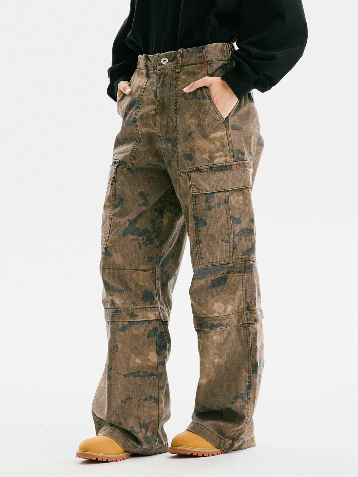 OwlRidge – Herren-Camo-Cargohose mit abnehmbaren Beinen