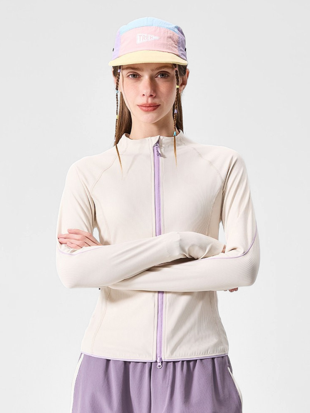 SwiftSlim – Antibakterielles Damen-Langarmshirt mit UV-Schutz 50+ (7A)