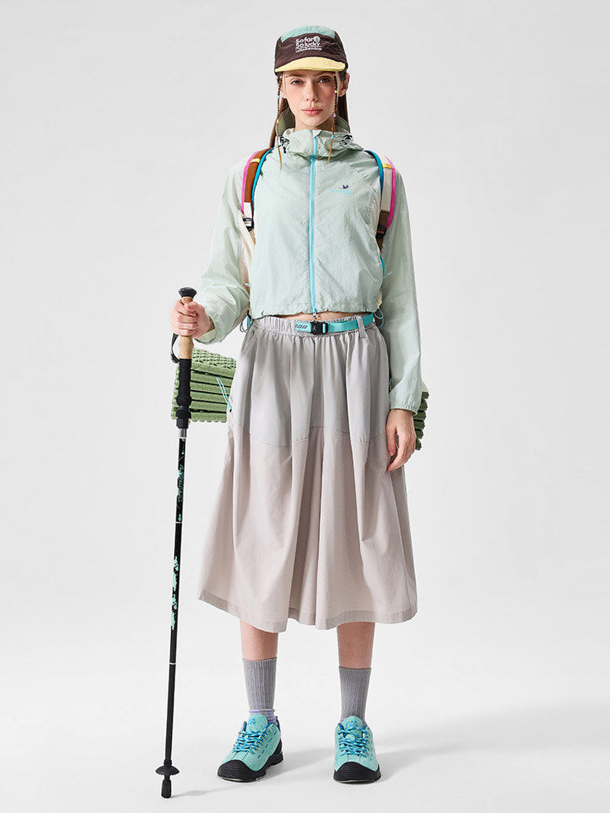 Resonance – Wasserabweisende, verkürzte Colorblock-Jacke für Damen