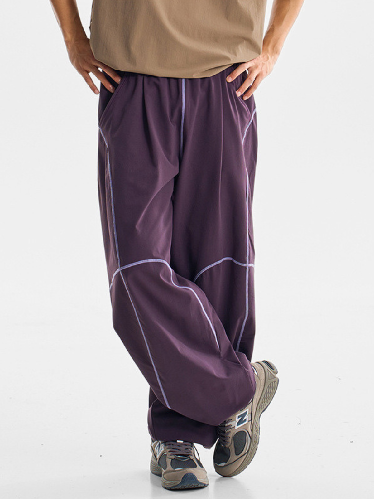FlintPack – Wasserabweisende Unisex-Wanderhose mit Kontrastnähten