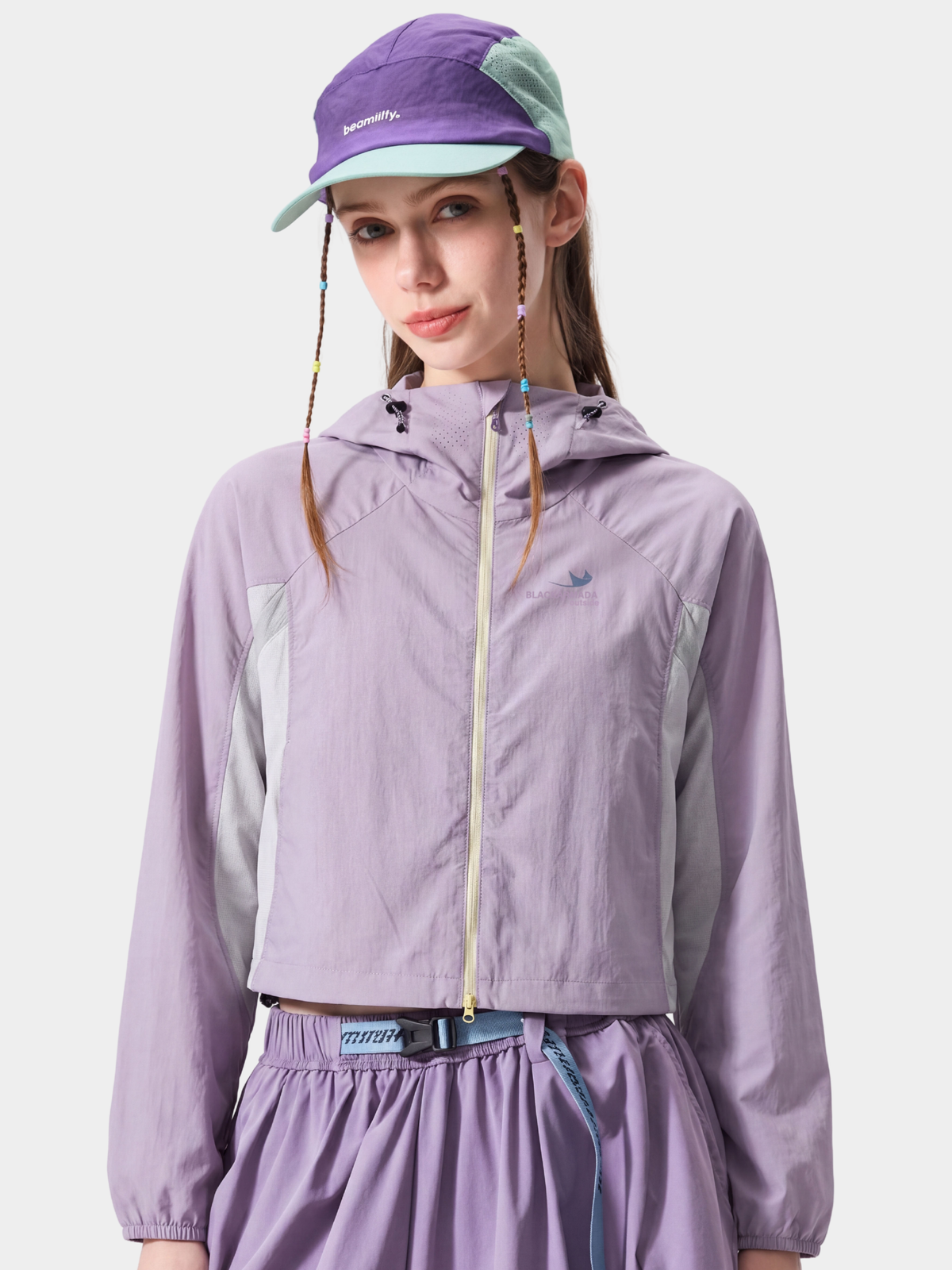 Resonance – Wasserabweisende, verkürzte Colorblock-Jacke für Damen