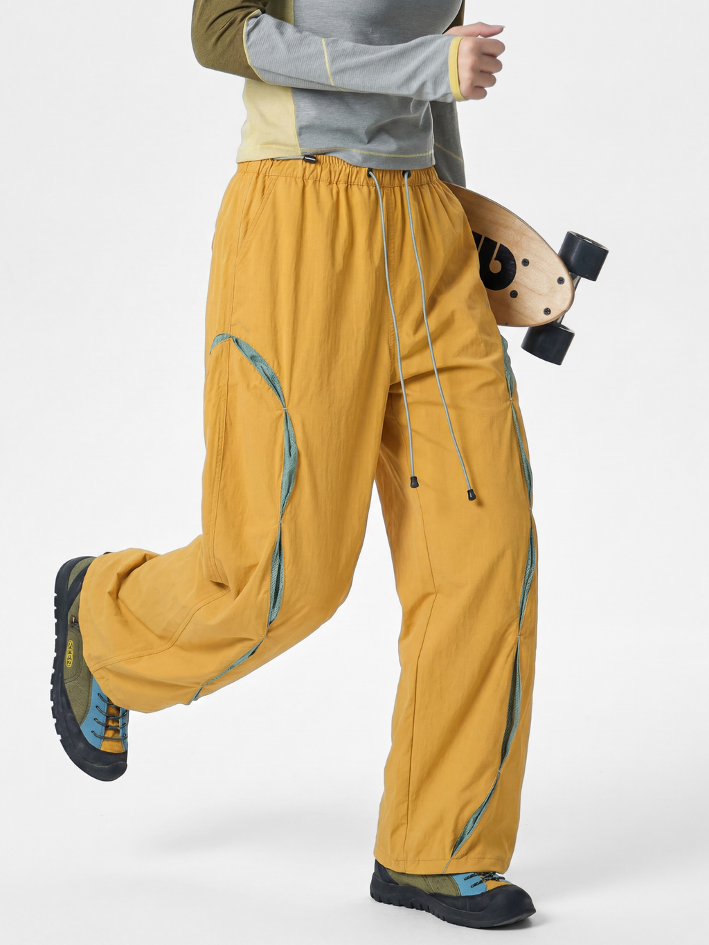 AlpineValley – Unisex UV-beständige, wasserabweisende Colorblock-Cargohose