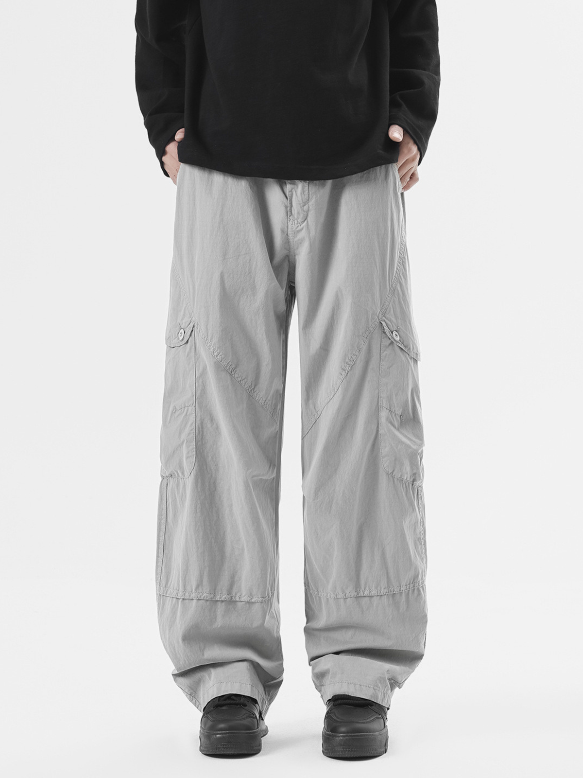 Aegeax - Herren Utility-Cargohose mit mehreren Taschen aus Baumwollmischgewebe