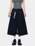 Thunderbark - Women's Wrinkle-Resistant Wide-Leg Cropped Pants