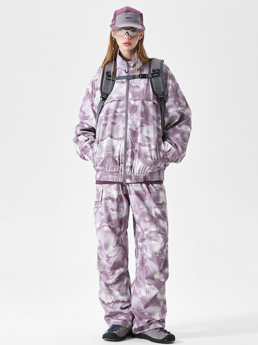 OwlCliff – Unisex Triple-Protection wasserabweisende Cargo-Hose mit Camo-Muster