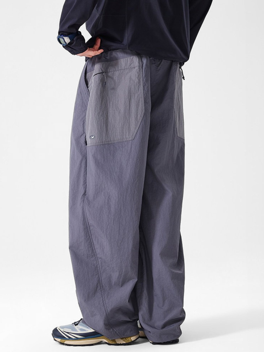 OwlRush – Wasserabweisende Unisex-Schnelltrocken-Paratrooper-Hose mit Kontrastdetails