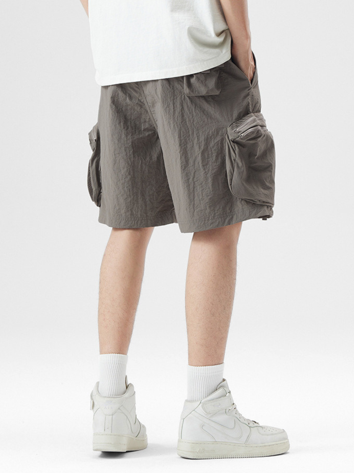 AlpineCrag – Atmungsaktive, knitterfreie Cargo-Shorts für Herren
