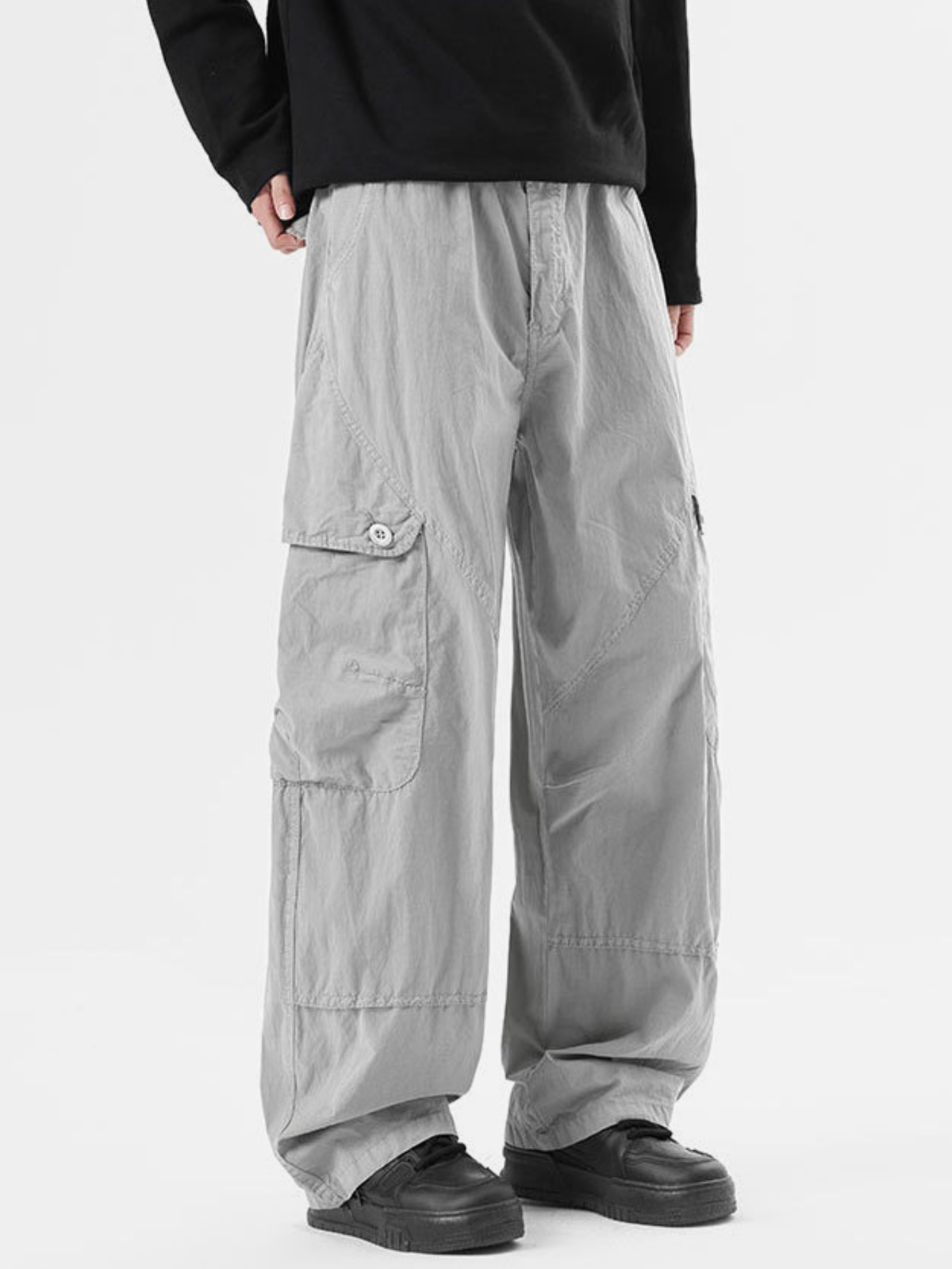 Aegeax - Herren Utility-Cargohose mit mehreren Taschen aus Baumwollmischgewebe