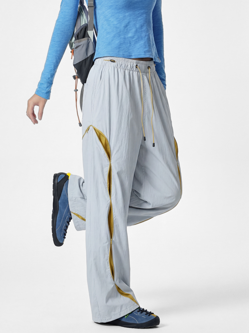 AlpineValley – Unisex UV-beständige, wasserabweisende Colorblock-Cargohose