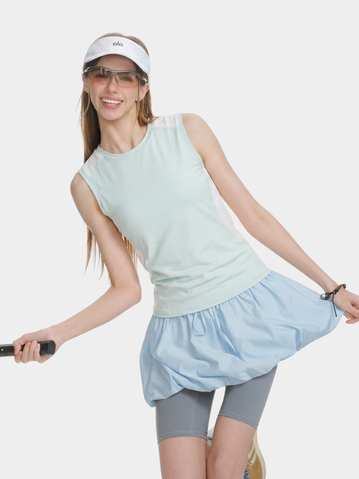 Ashvision – Kühlendes Damen-Funktions-Tanktop aus schnelltrocknendem Mesh-Material