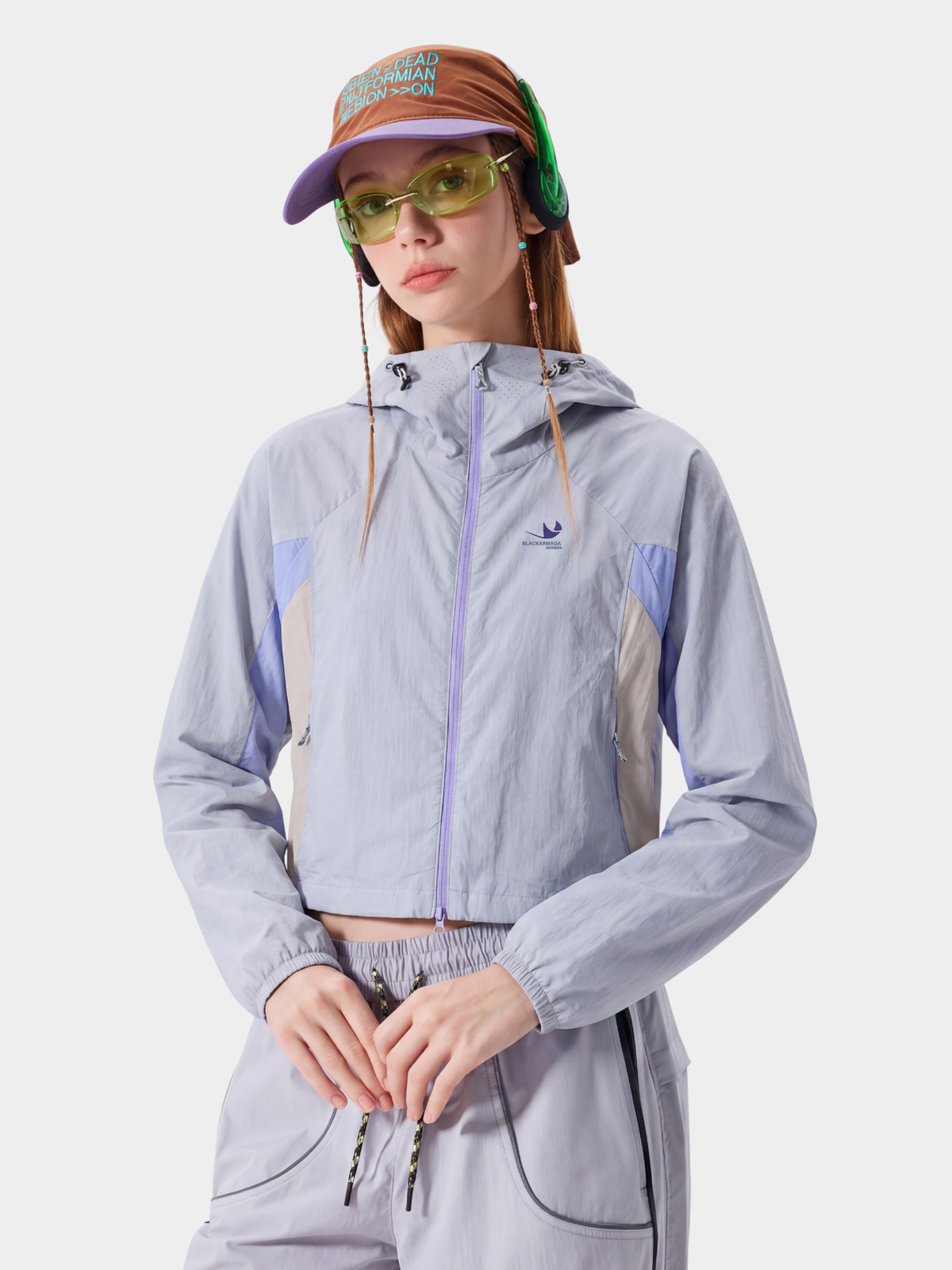 Resonance – Wasserabweisende, verkürzte Colorblock-Jacke für Damen