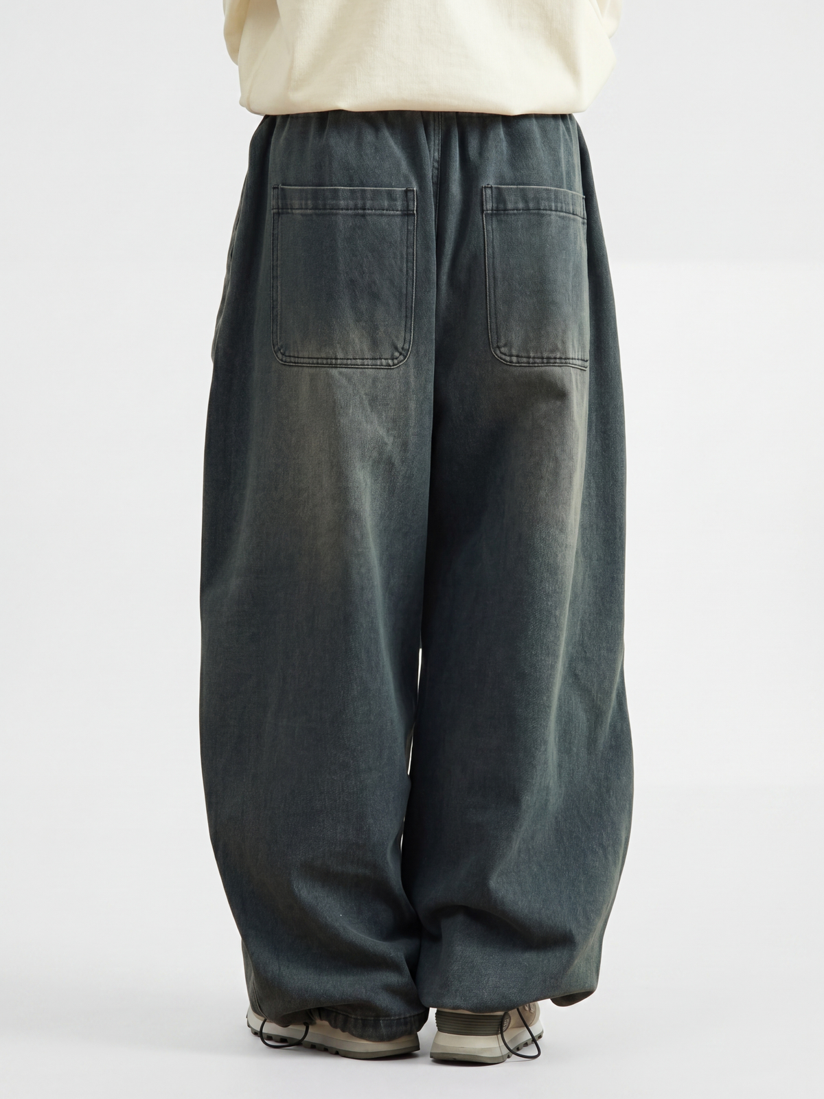 BreezyRun – Herren-Jeans, gewaschen, knitterfrei, lockere Passform