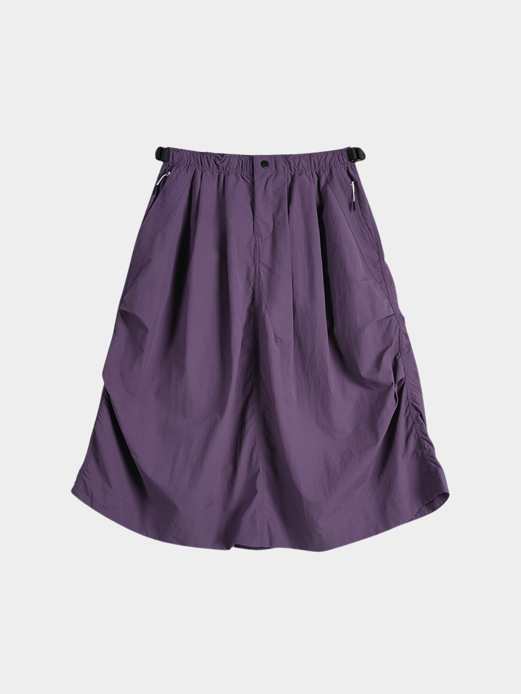 Clifftide – Wasserabweisender, schnell trocknender Midi-Rock aus Knitterstoff für Damen