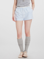 SkyLight - Lässige Damen-Shorts mit gestreiftem Doppelbund