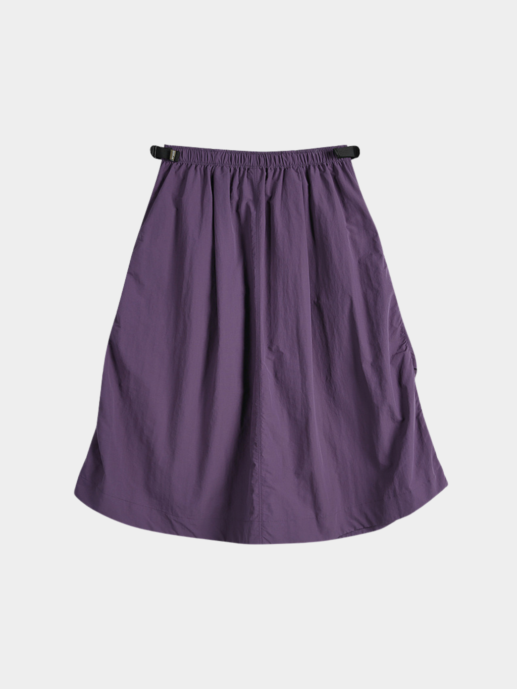 Clifftide – Wasserabweisender, schnell trocknender Midi-Rock aus Knitterstoff für Damen