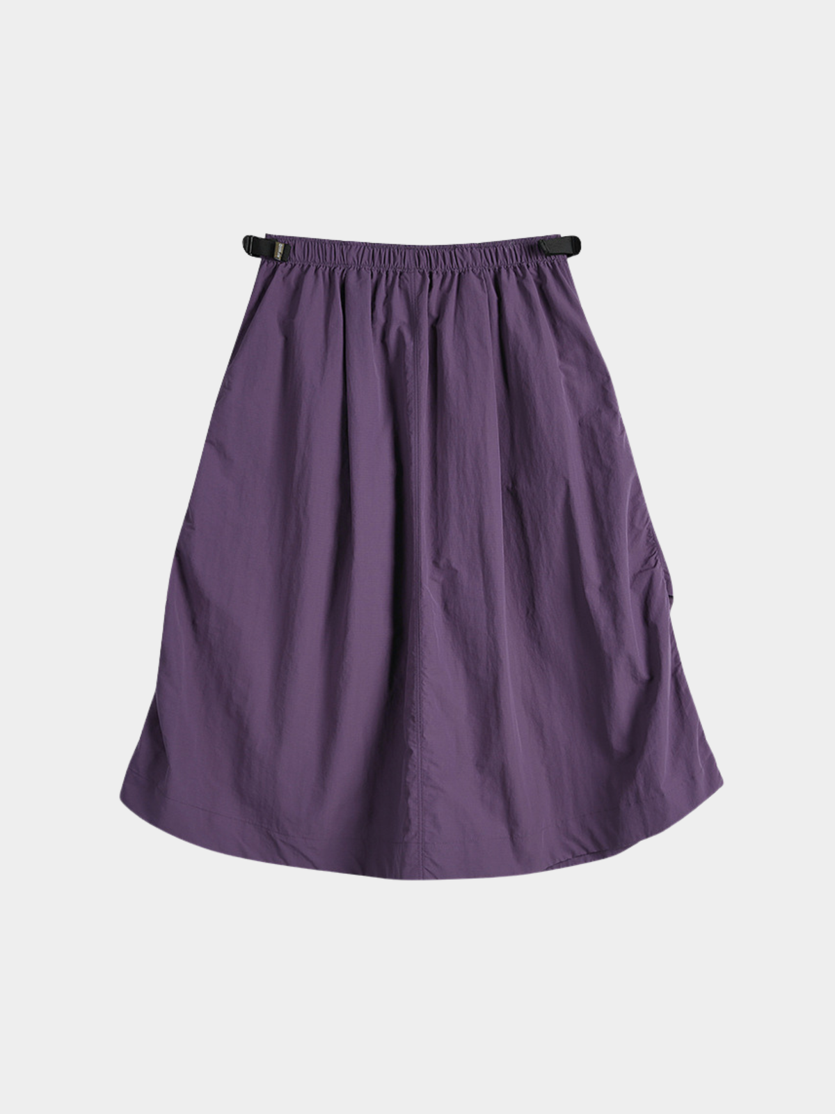 Clifftide – Wasserabweisender, schnell trocknender Midi-Rock aus Knitterstoff für Damen