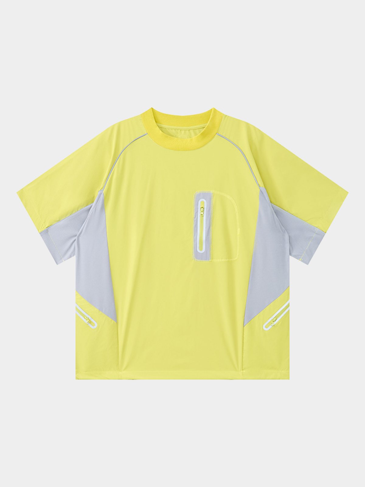 LightFlare – Atmungsaktives, schnelltrocknendes Colorblock-Mesh-T-Shirt