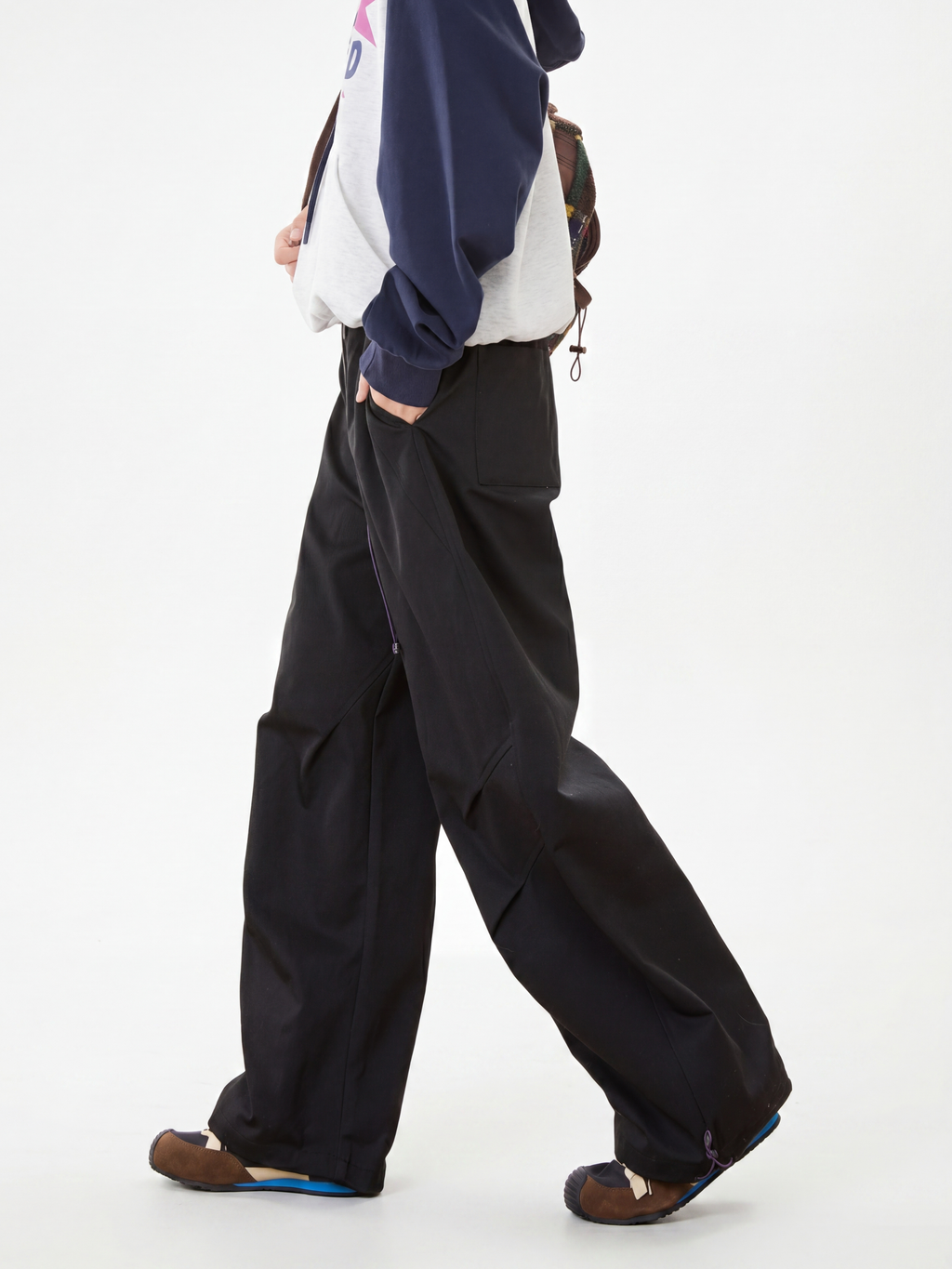 FlintPeak – Unisex-Utility-Hose mit gerafftem Kordelzug