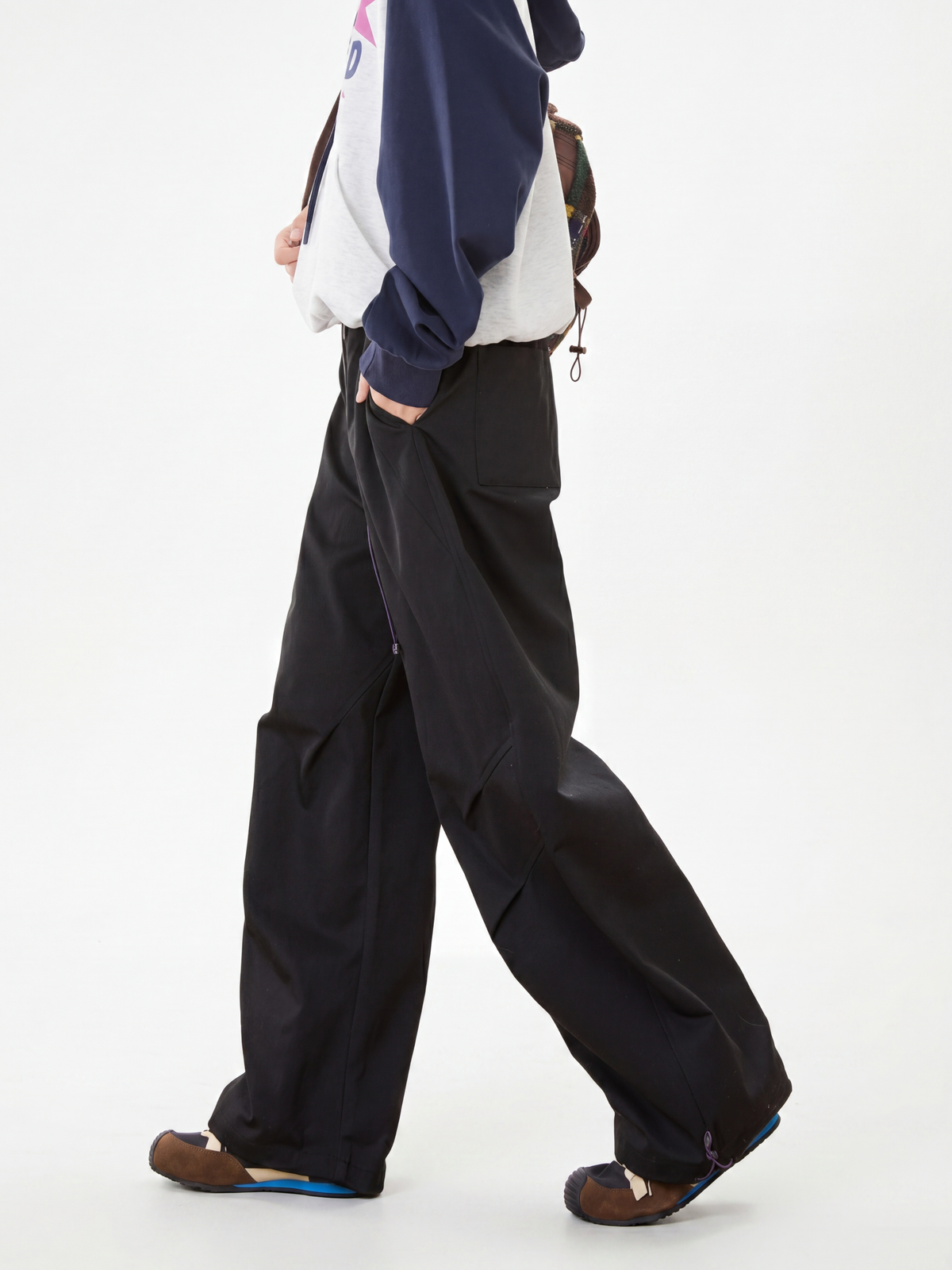 FlintPeak – Unisex-Utility-Hose mit gerafftem Kordelzug