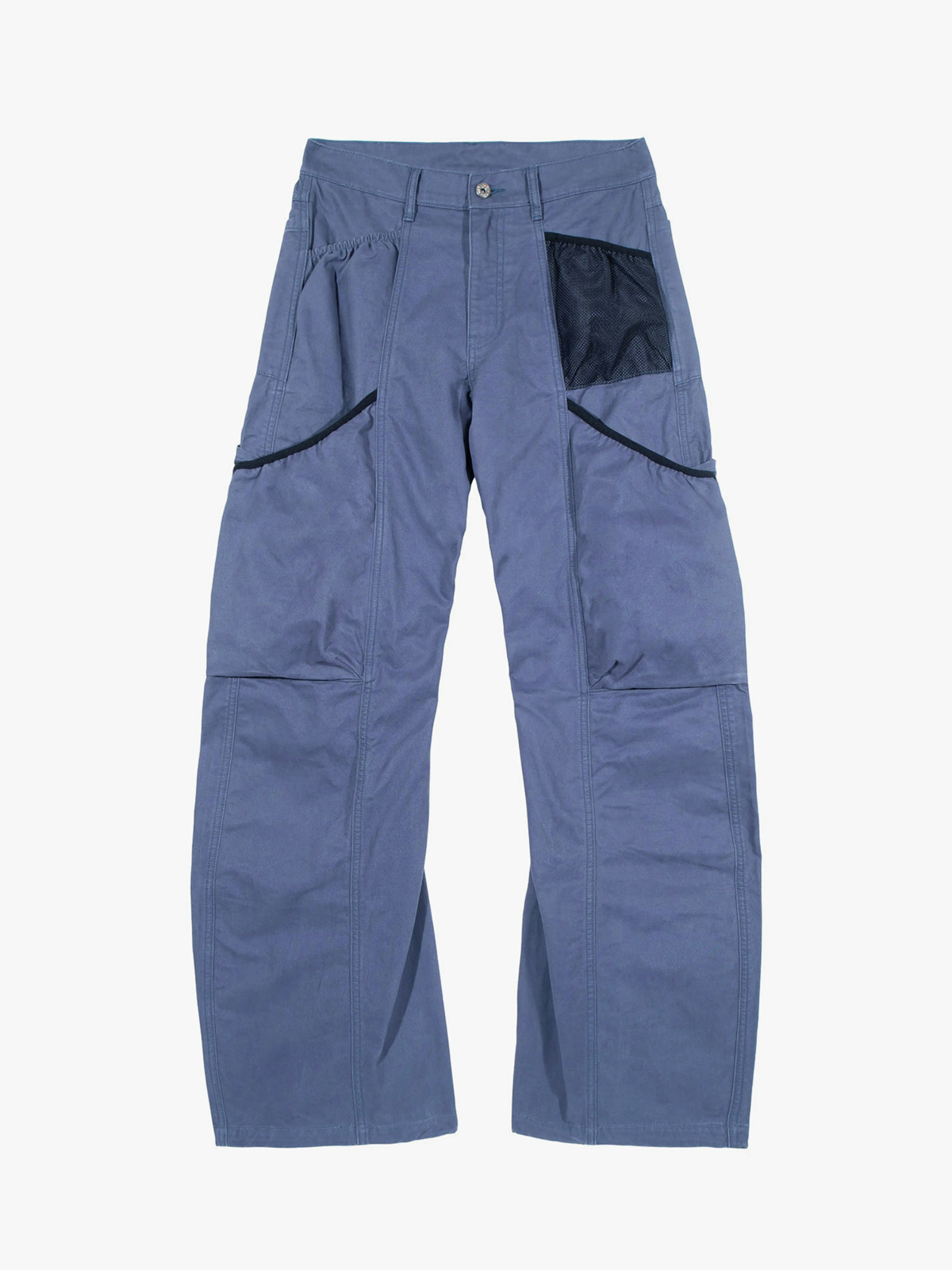 SleekLine – Herren-Cargohose mit geschwungenem Schnitt, Kreuzriemen und mehreren Taschen