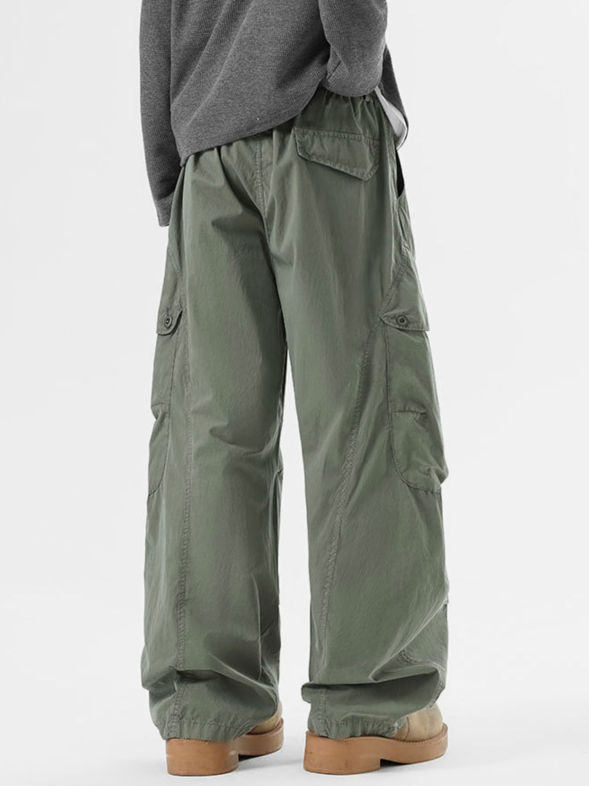 Aegeax - Herren Utility-Cargohose mit mehreren Taschen aus Baumwollmischgewebe