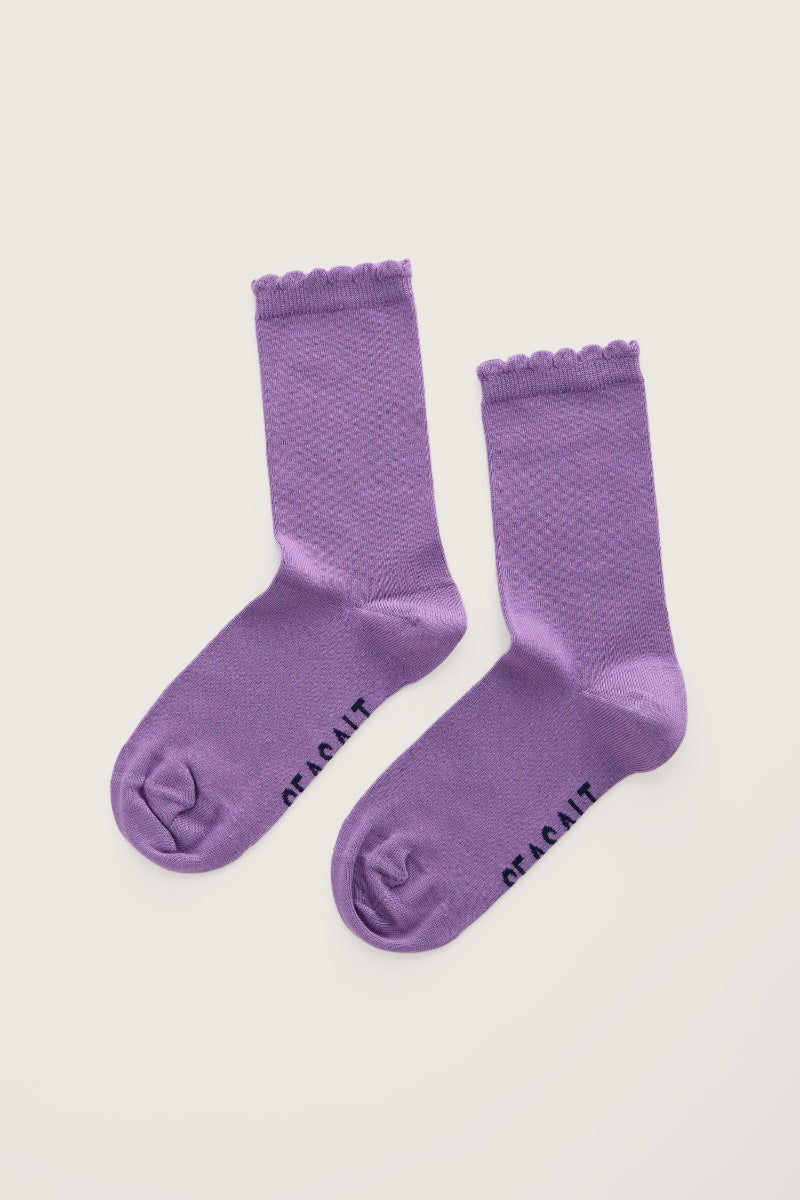 Women's Scallop Sailor Socks