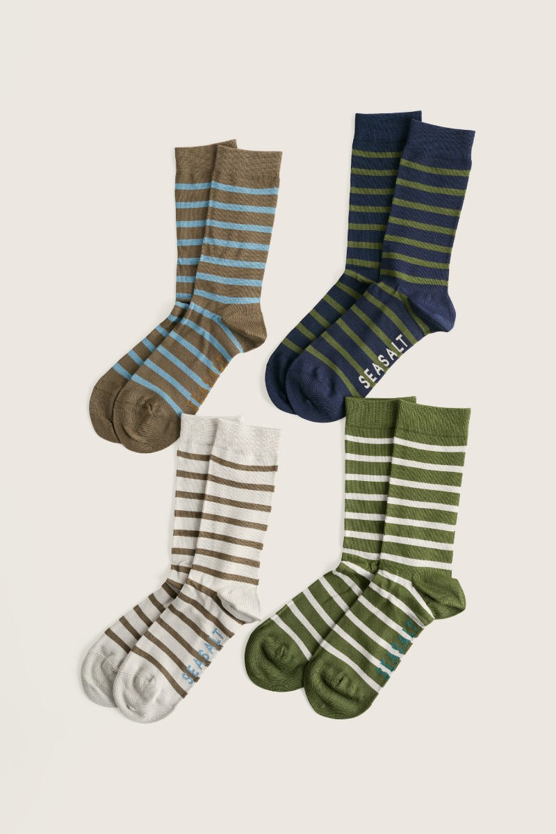 4er-Pack Herren-Socken im Matrosen-Design
