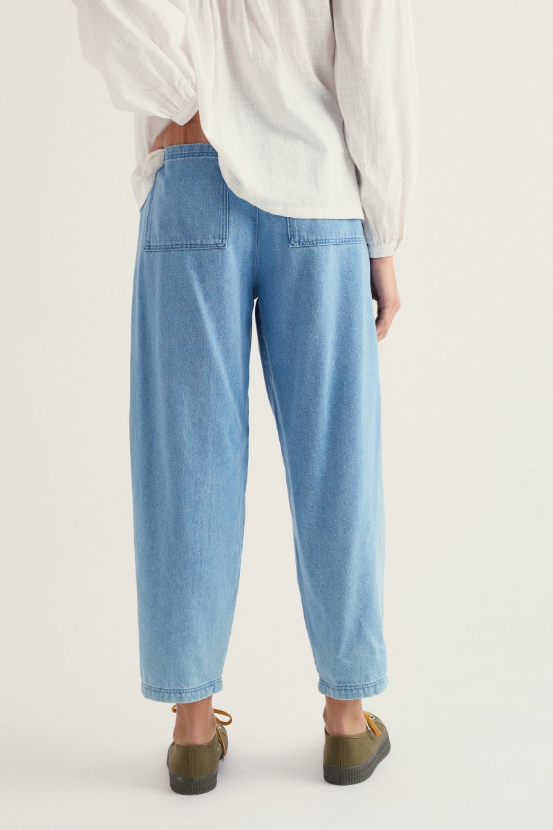 Sholl Jeans mit Kordelzug und zulaufendem Bein