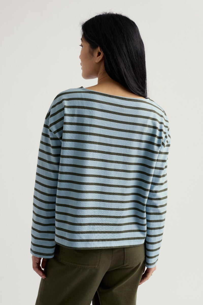 Beach-Boat-Top aus Bio-Baumwolljersey