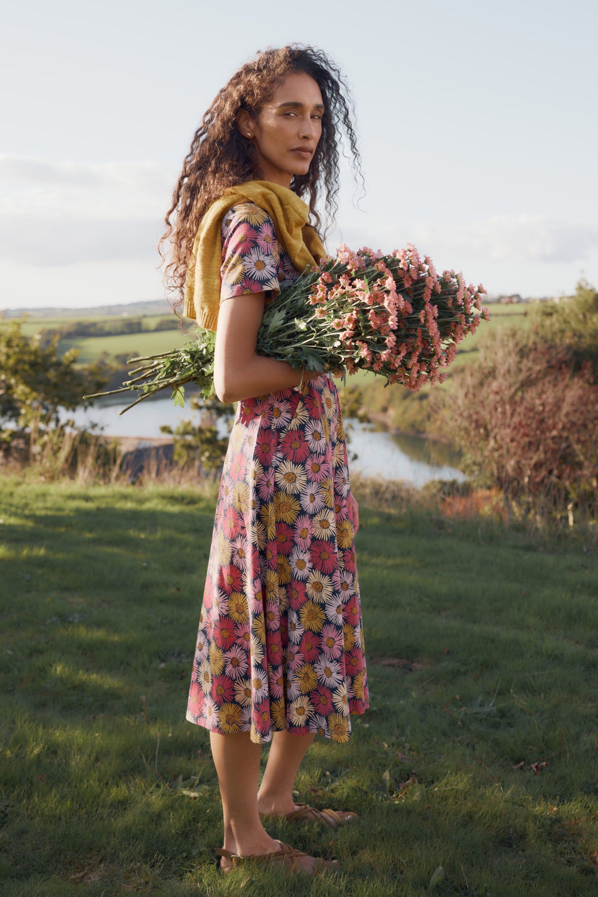 April Kurzarmkleid