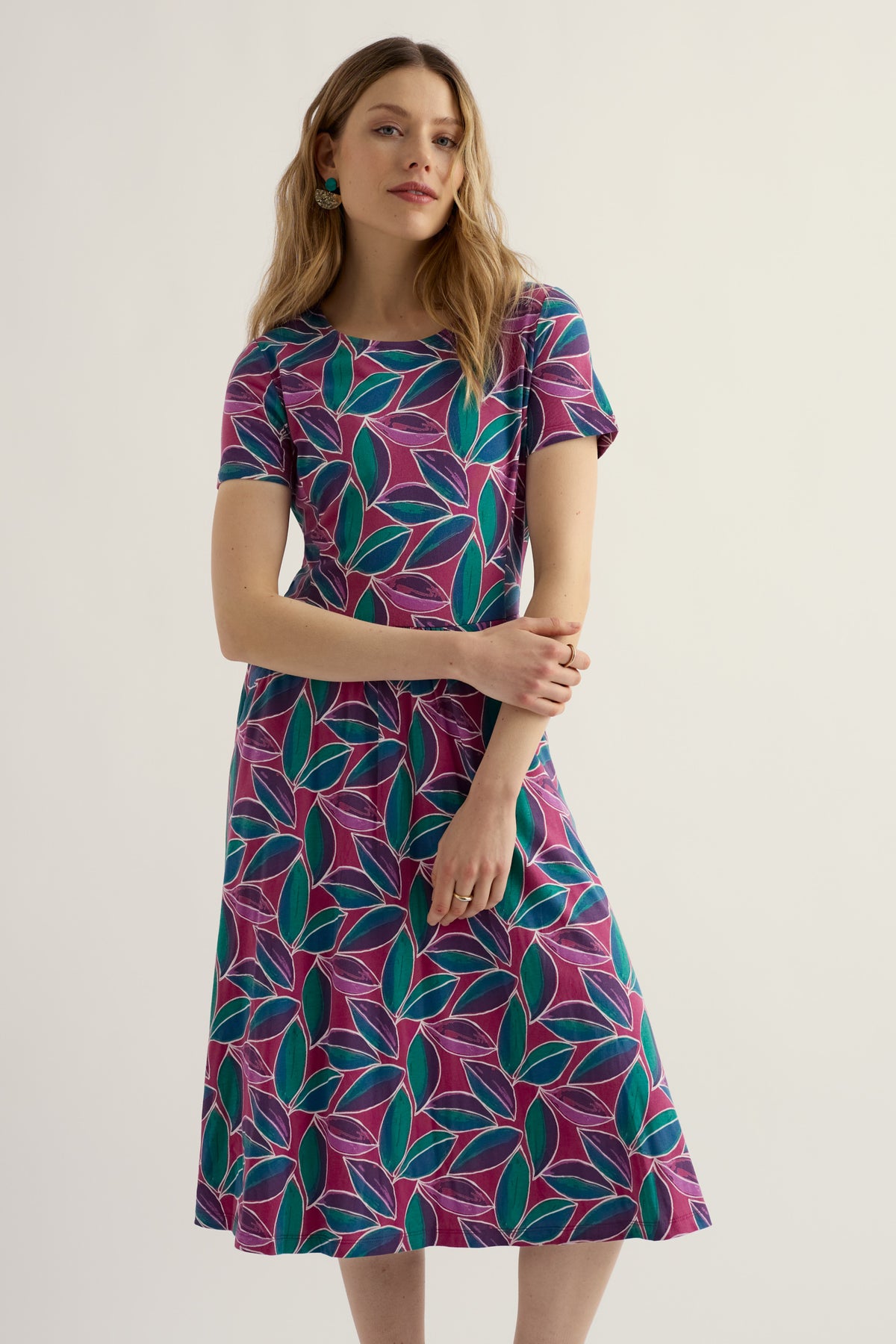April Kurzarmkleid