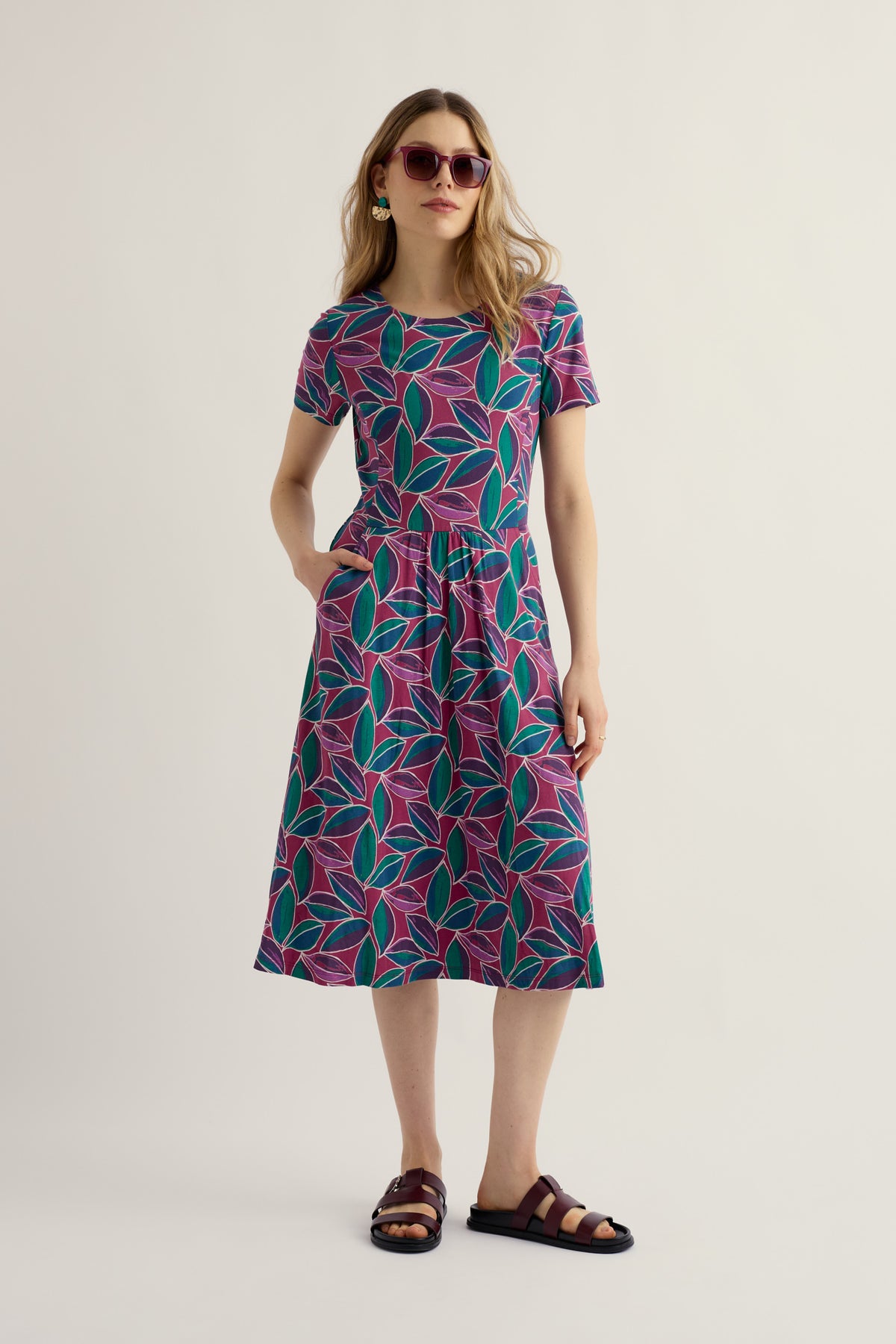 April Kurzarmkleid