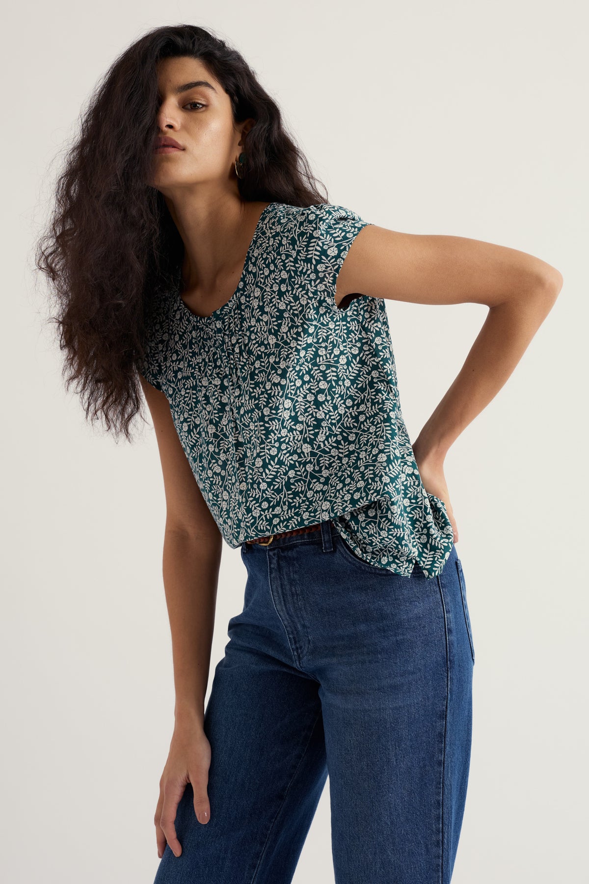 Garden Gate Cotton Top