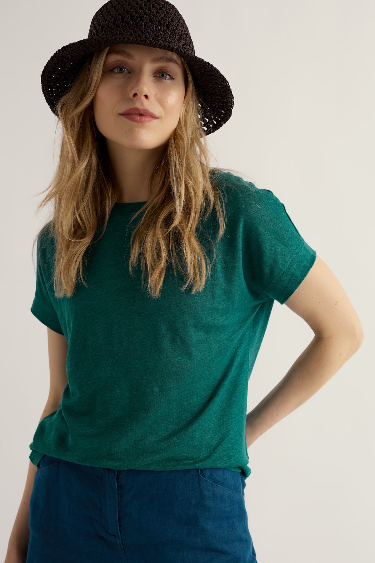 Carn Cove Leinen-T-Shirt