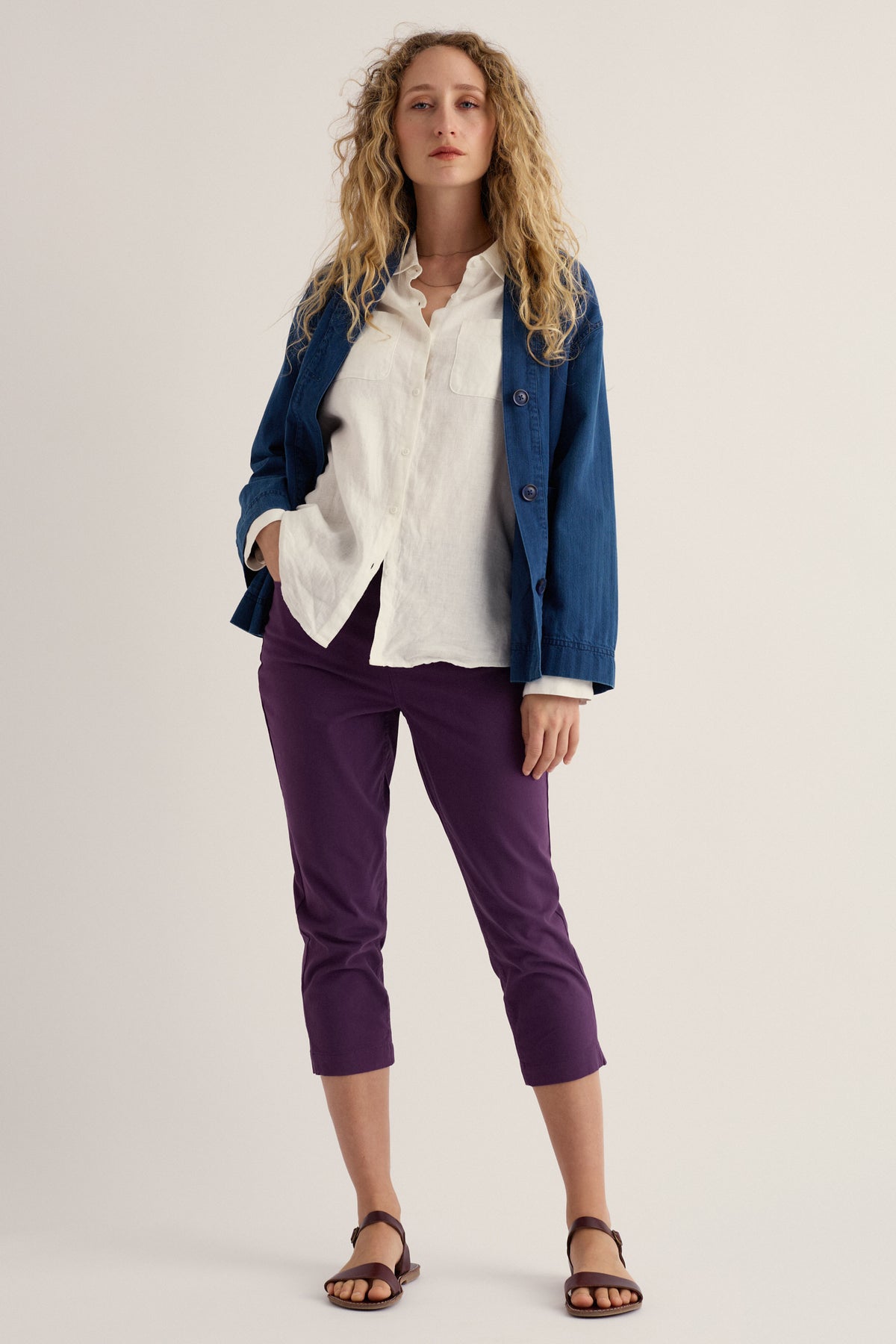 Albert Quay Slim Capri-Hose