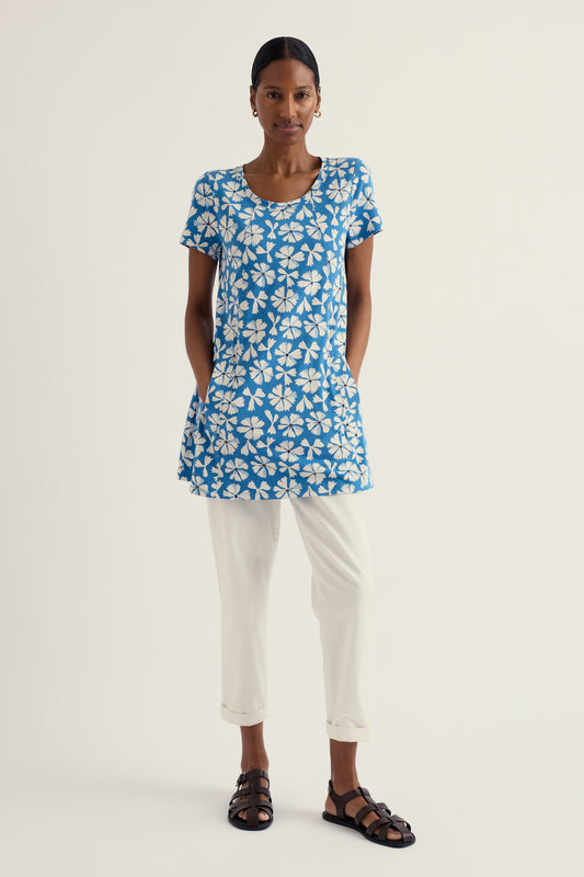 Screenprint Jersey A-Line Tunic