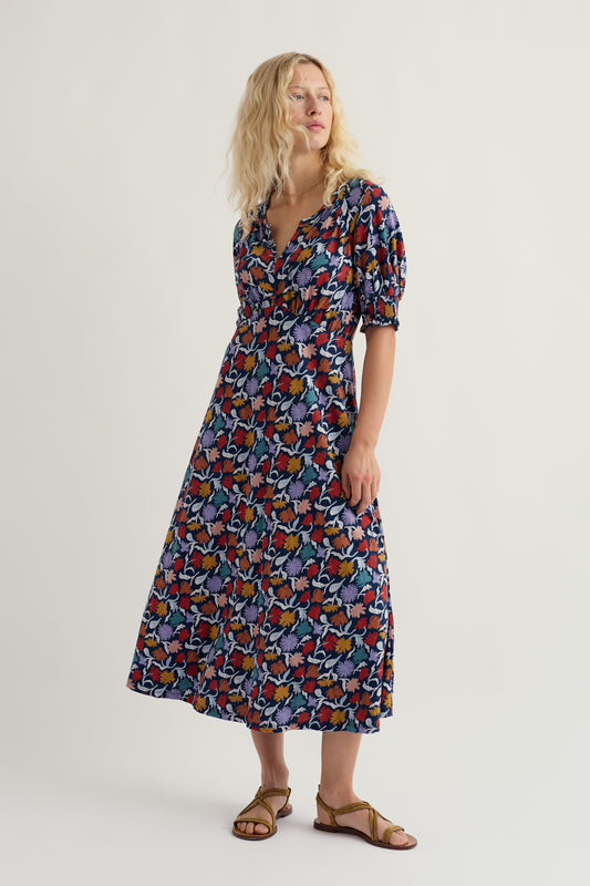 Fenil Empire Line Midi Dress