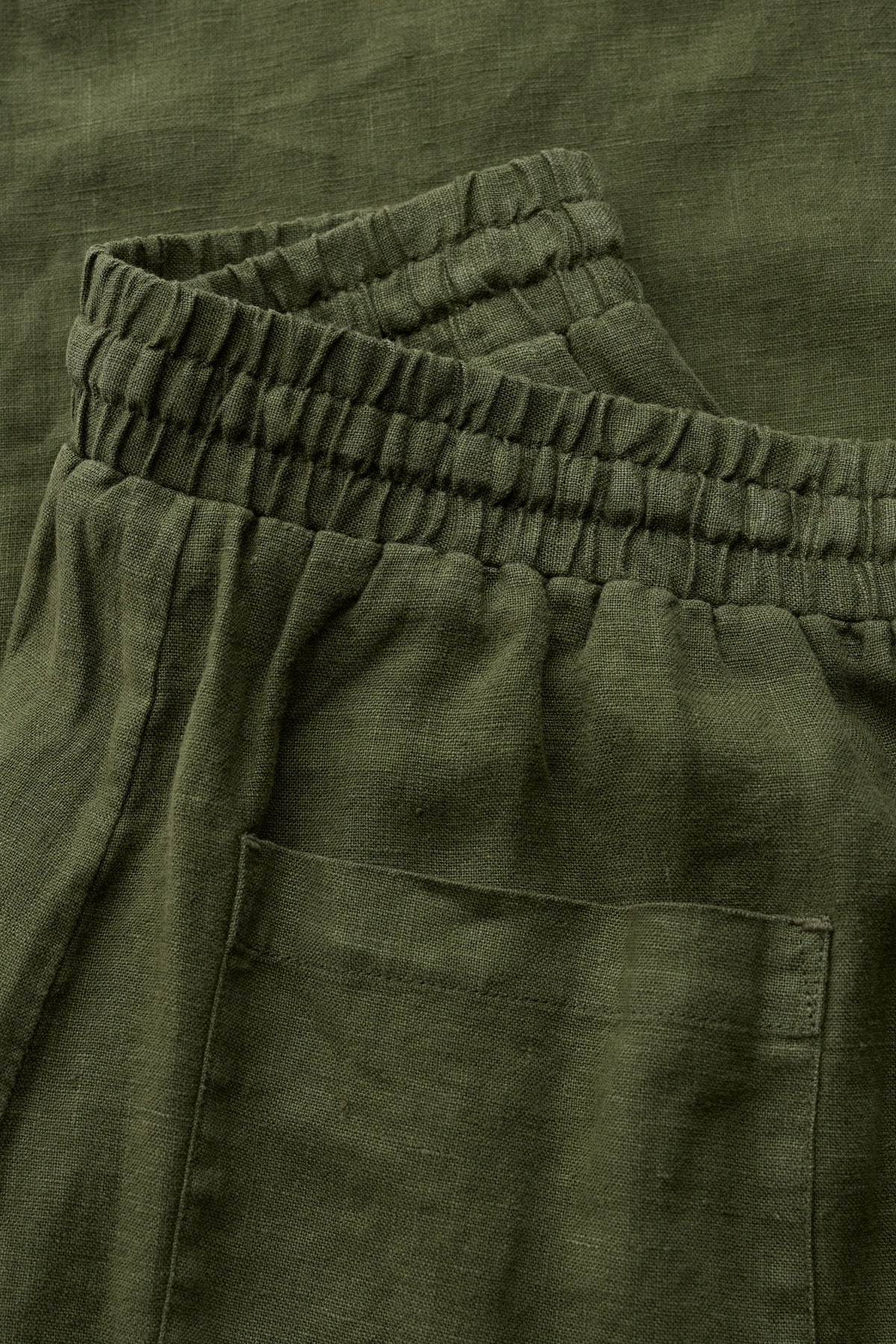 Tide Flow Leinenhose mit weitem Bein