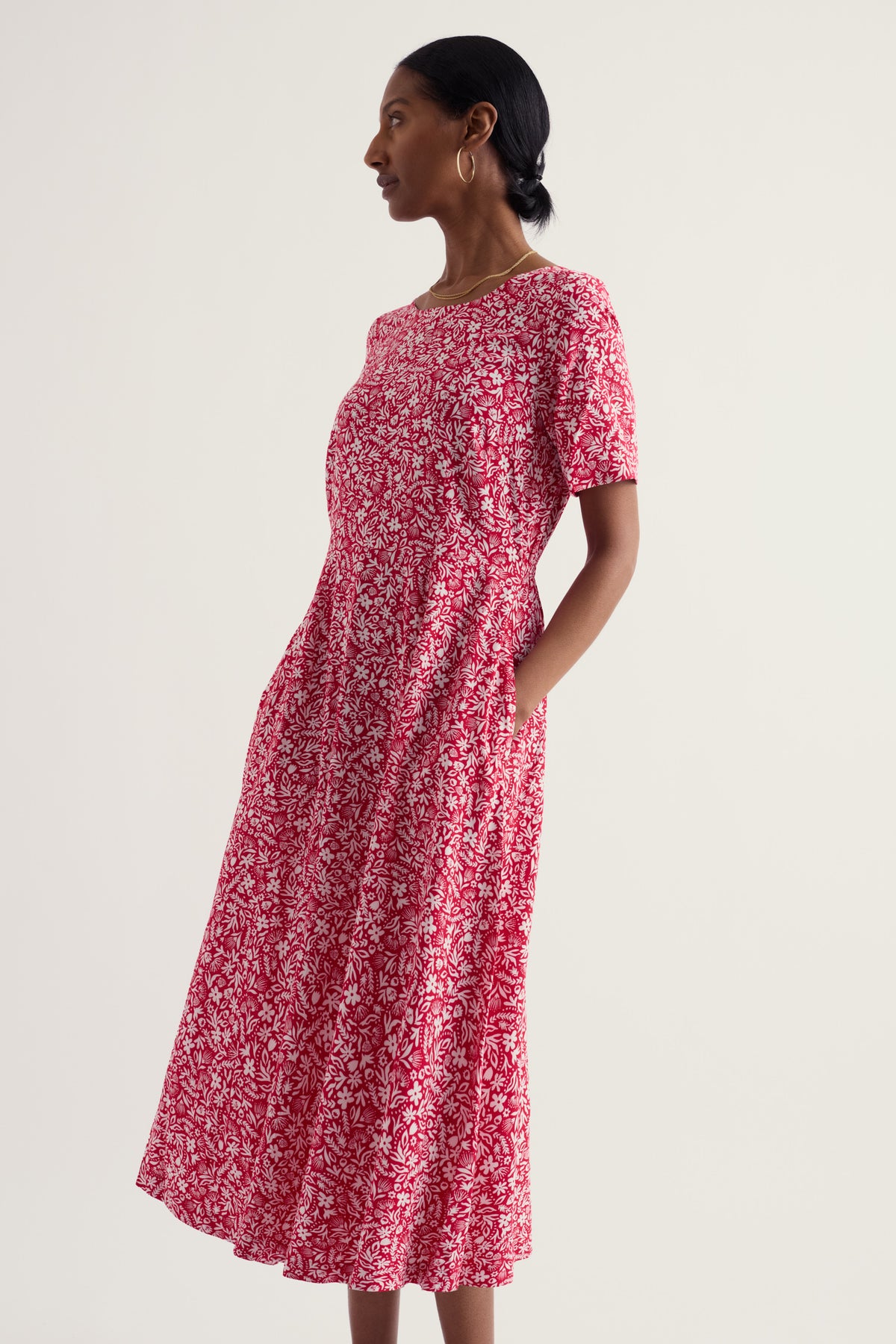 Tilly Short Sleeve Midi Dress