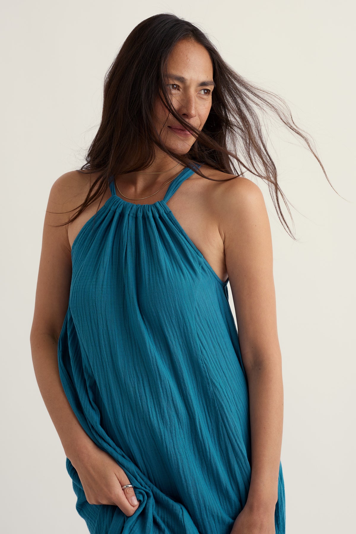 Belowda Kleid aus GOTS-zertifizierter Bio-Baumwoll-Doppelgaze