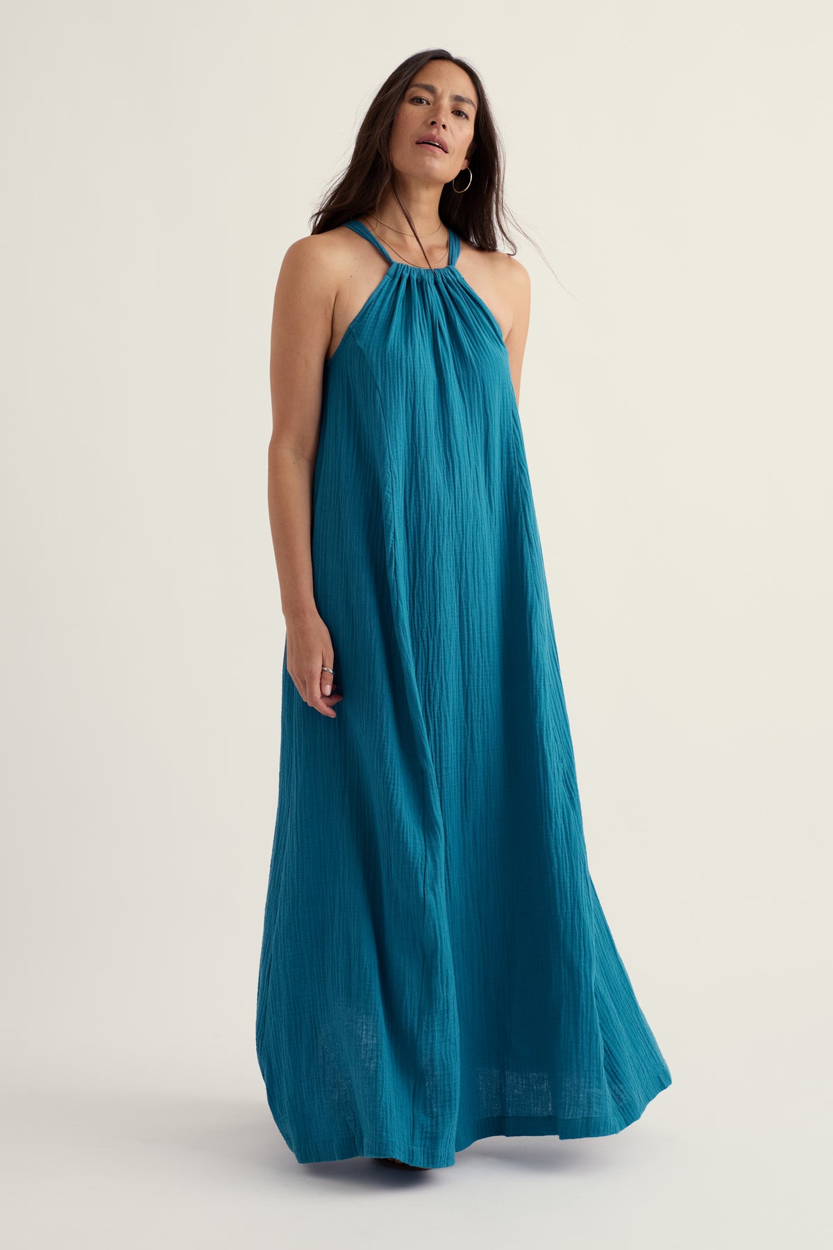 Belowda Kleid aus GOTS-zertifizierter Bio-Baumwoll-Doppelgaze