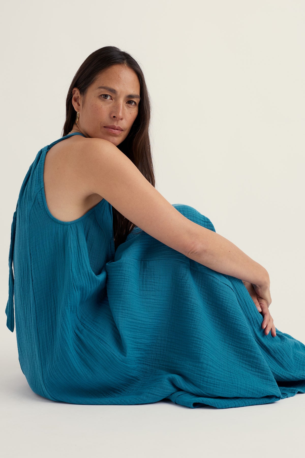 Belowda Kleid aus GOTS-zertifizierter Bio-Baumwoll-Doppelgaze